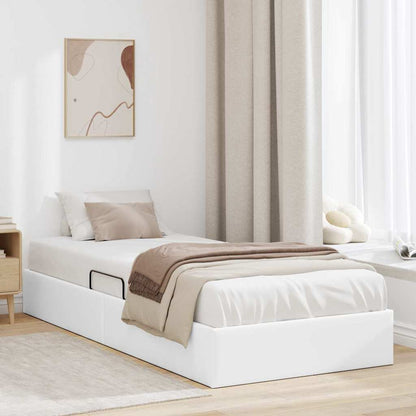 Postel S Úložným Prostorem 137 X 190 Cm Umělá Kůže