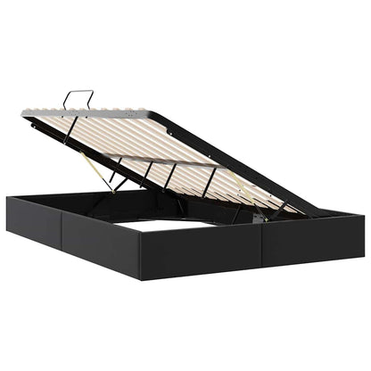 Postel S Úložným Prostorem 137 X 190 Cm Umělá Kůže