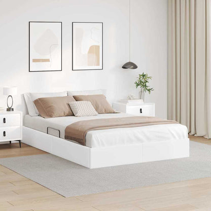 Postel S Úložným Prostorem 137 X 190 Cm Umělá Kůže