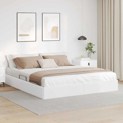 Postel S Úložným Prostorem 137 X 190 Cm Umělá Kůže
