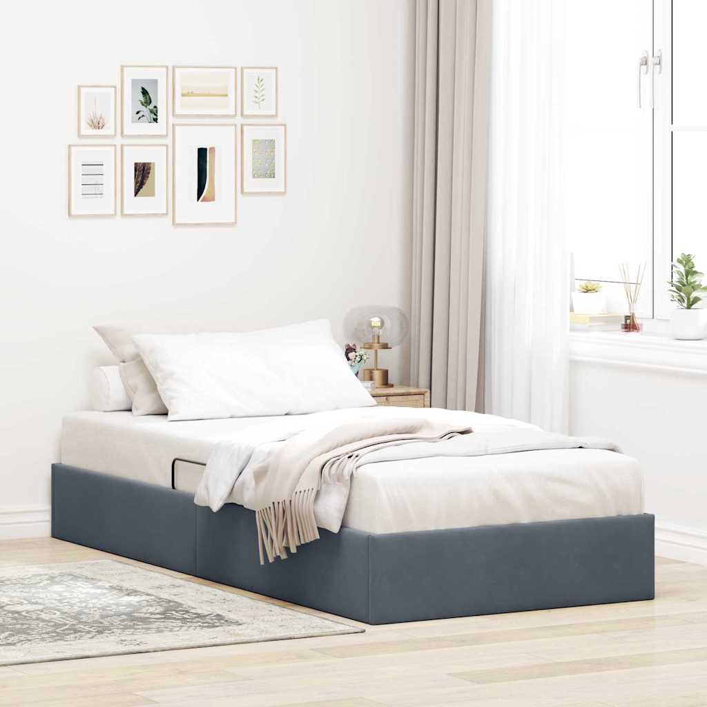 Postel S Úložným Prostorem 153 X 203 Cm Samet