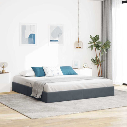 Postel S Úložným Prostorem 153 X 203 Cm Samet