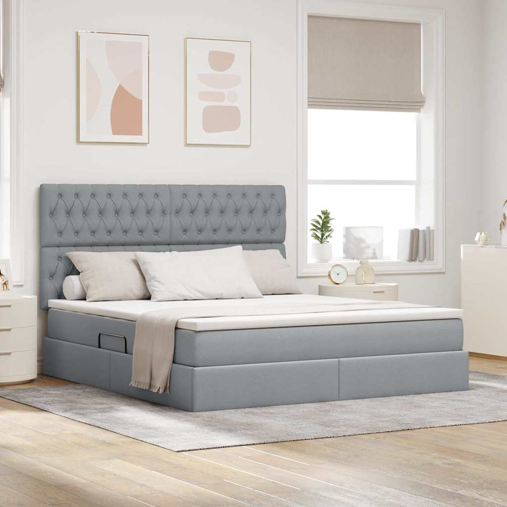 Postel S Úložným Prostorem A Matrací Textil