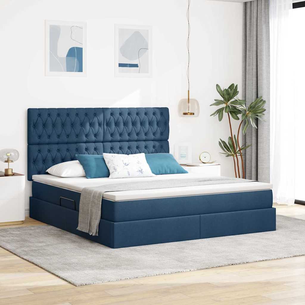 Postel S Úložným Prostorem A Matrací Textil