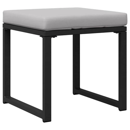 Zahradní Nábytek 4 Ks 2-Počet Míst Světle Šedá Polyester