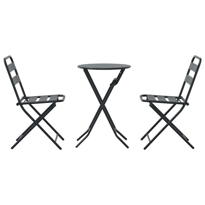 Zahradní Bistro Set 3 Ks Ocel