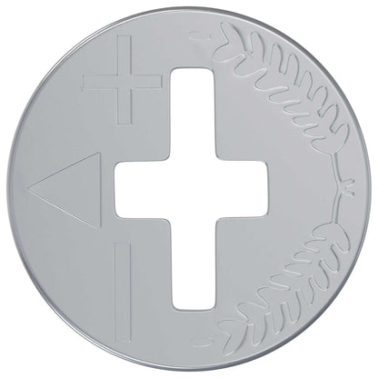 Zámkové Matice 2 Ks Stříbrná Kov
