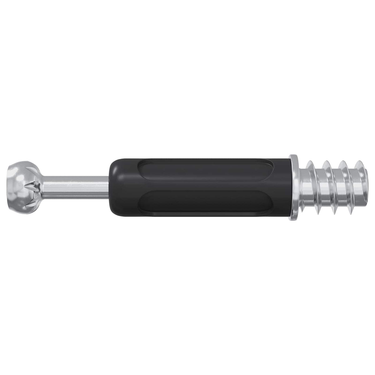 Cam Lock Šroub 2 Ks Stříbrná A Černá M6 X 40 Mm Kov