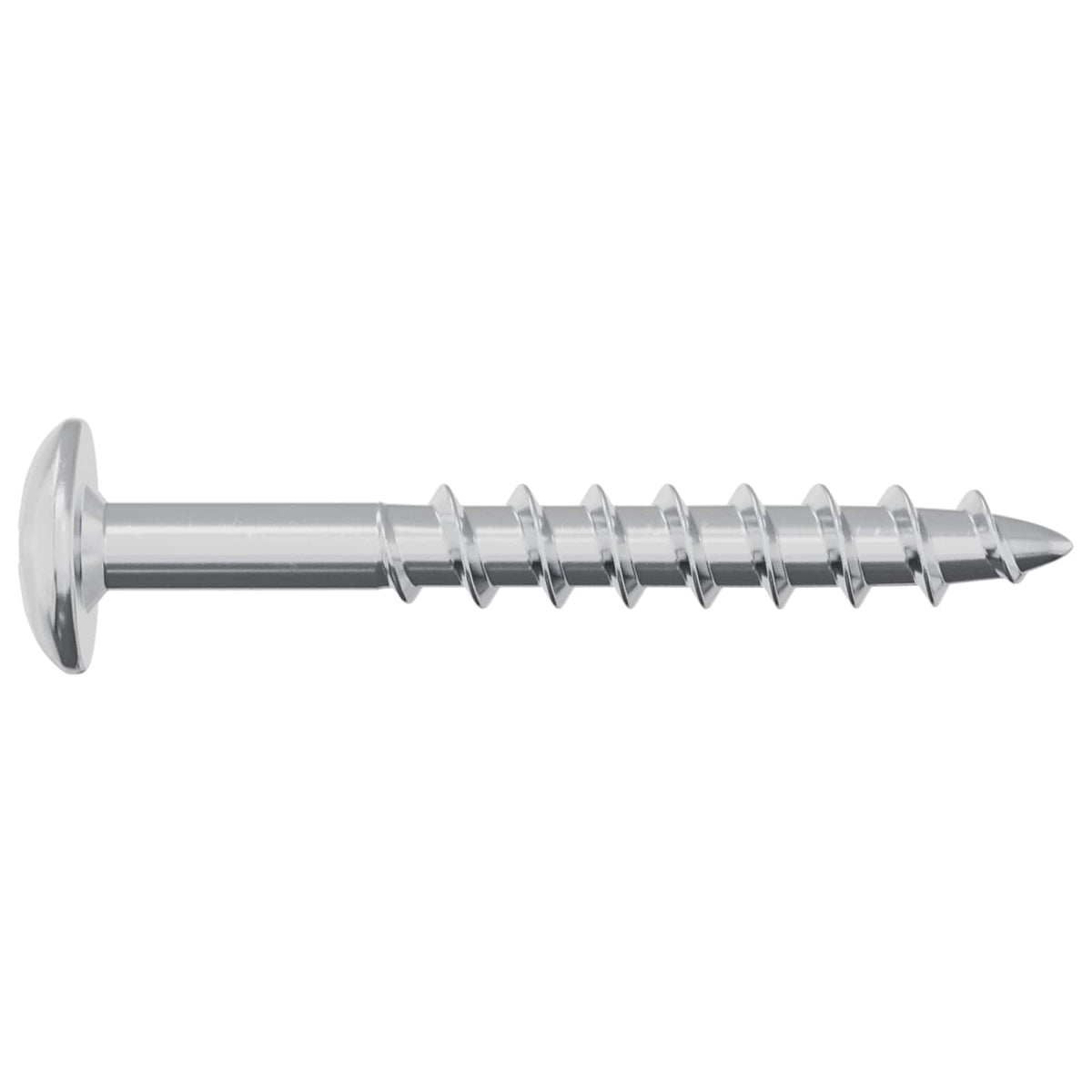 Šroub 2 Ks Stříbrná 9,8 X 35 Mm Železo