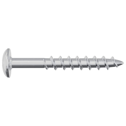 Šroub 2 Ks Stříbrná 9,8 X 35 Mm Železo