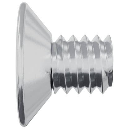 Hřebíky S Opatřenou Hlavou 2 Ks Stříbrná M4 X 6 Mm Ocel