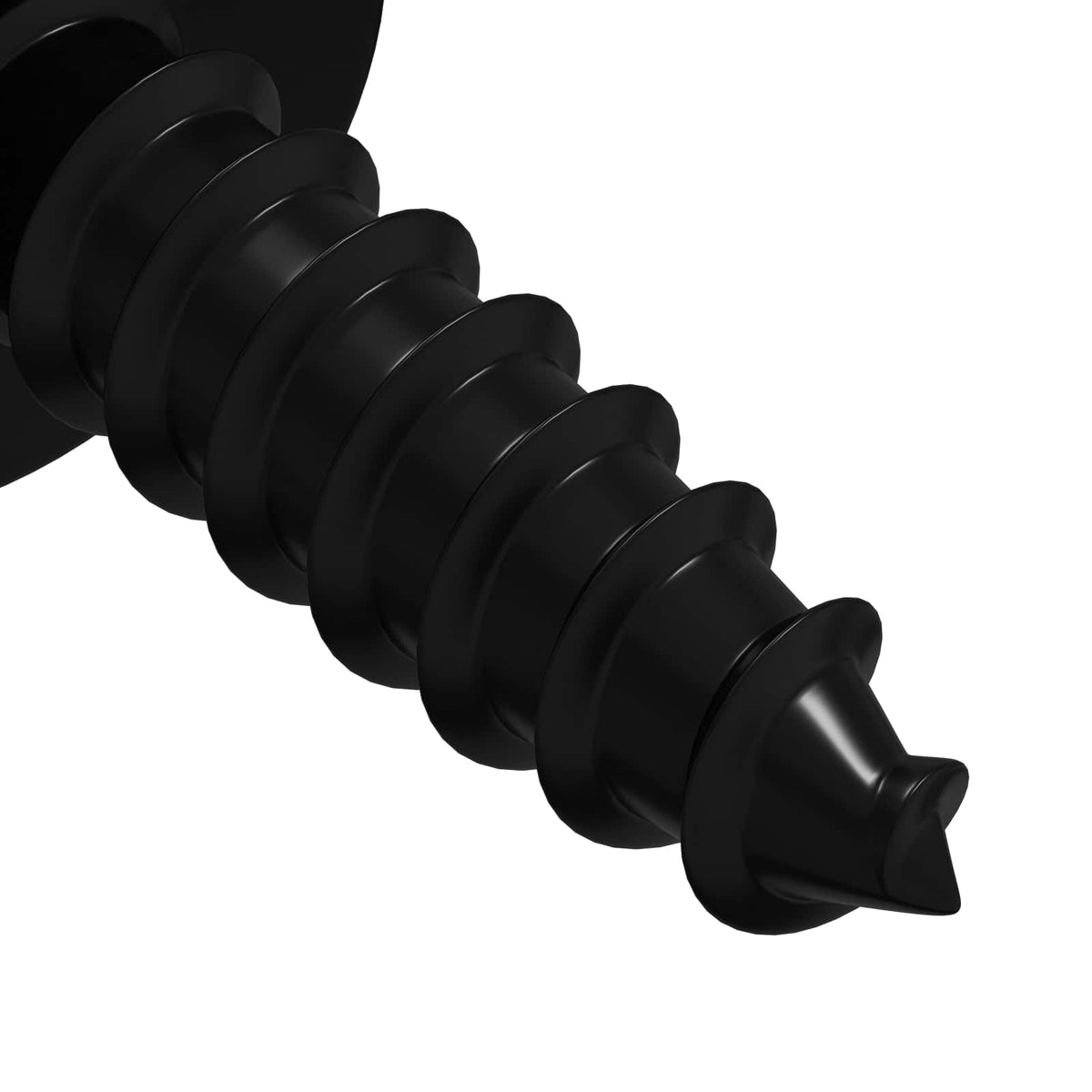 Samovrtný Hřebík 2 Ks Černá 3,5 X 12 Mm Železo