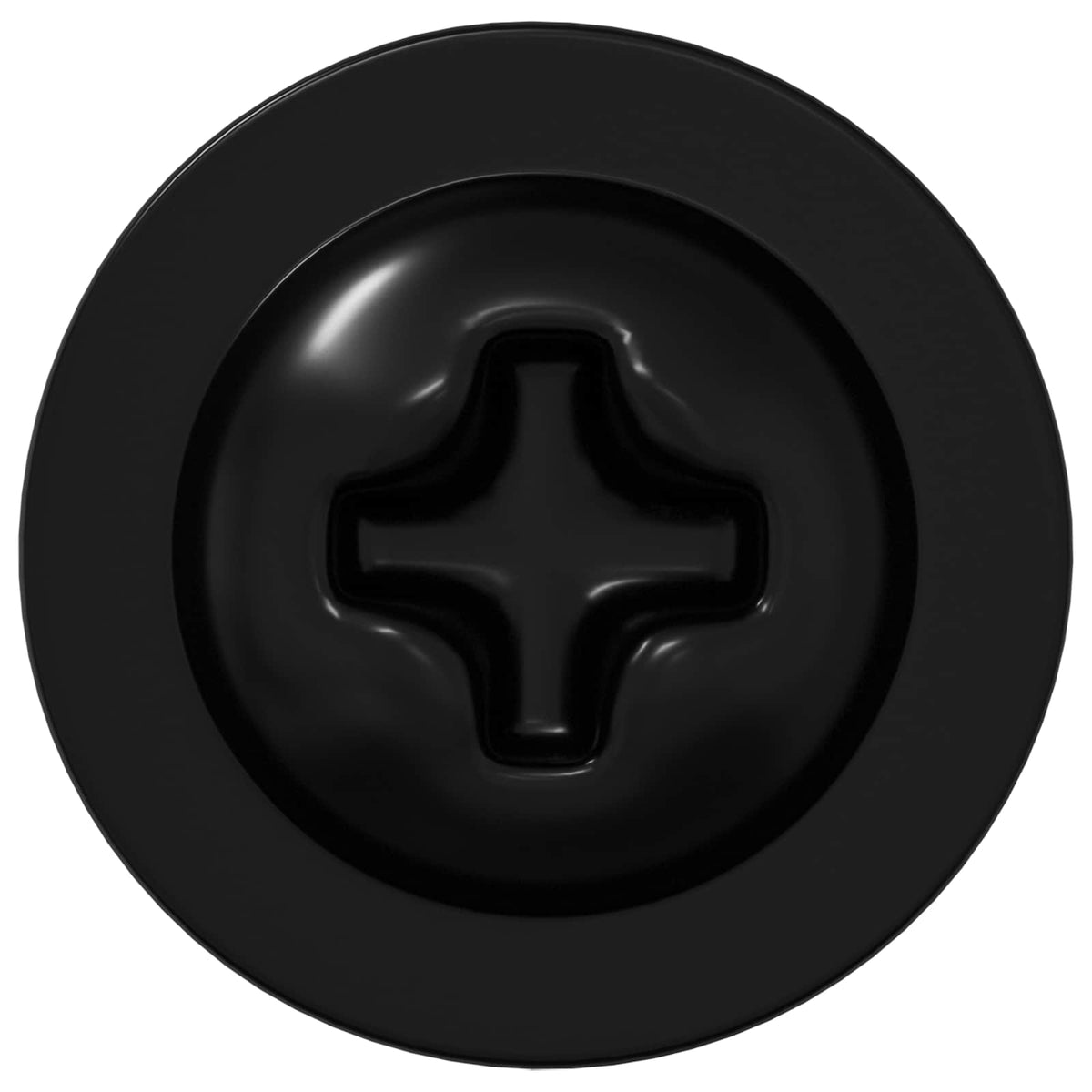 Samovrtný Hřebík 2 Ks Černá 3,5 X 12 Mm Železo