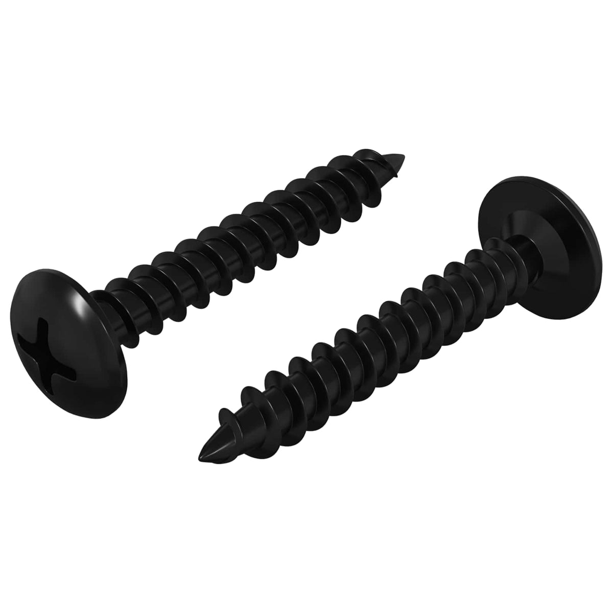 Samovrtný Hřebík 2 Ks Černá 4 X 25 Mm Ocel