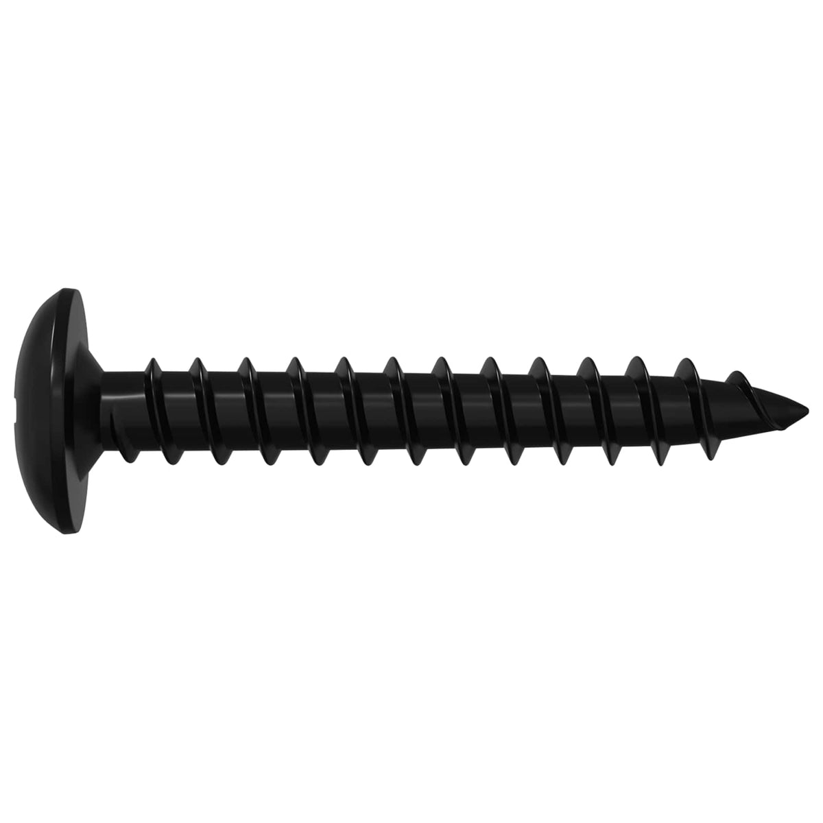 Samovrtný Hřebík 2 Ks Černá 4 X 25 Mm Ocel