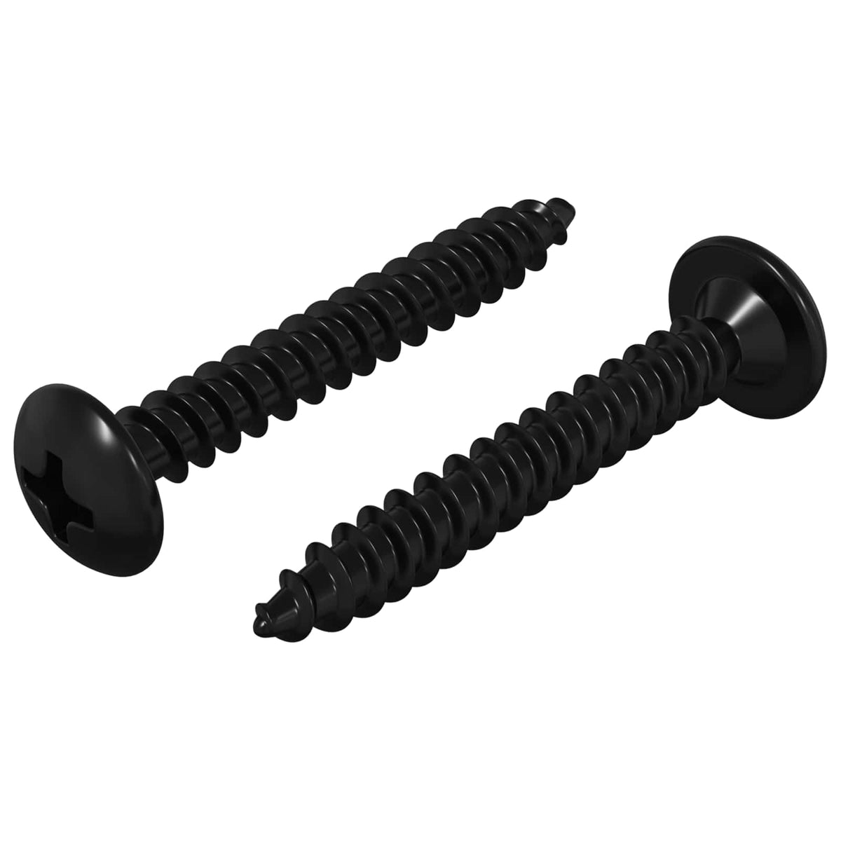 Závitový Hřebík 2 Ks Černá M4 X 28 Mm Ocel