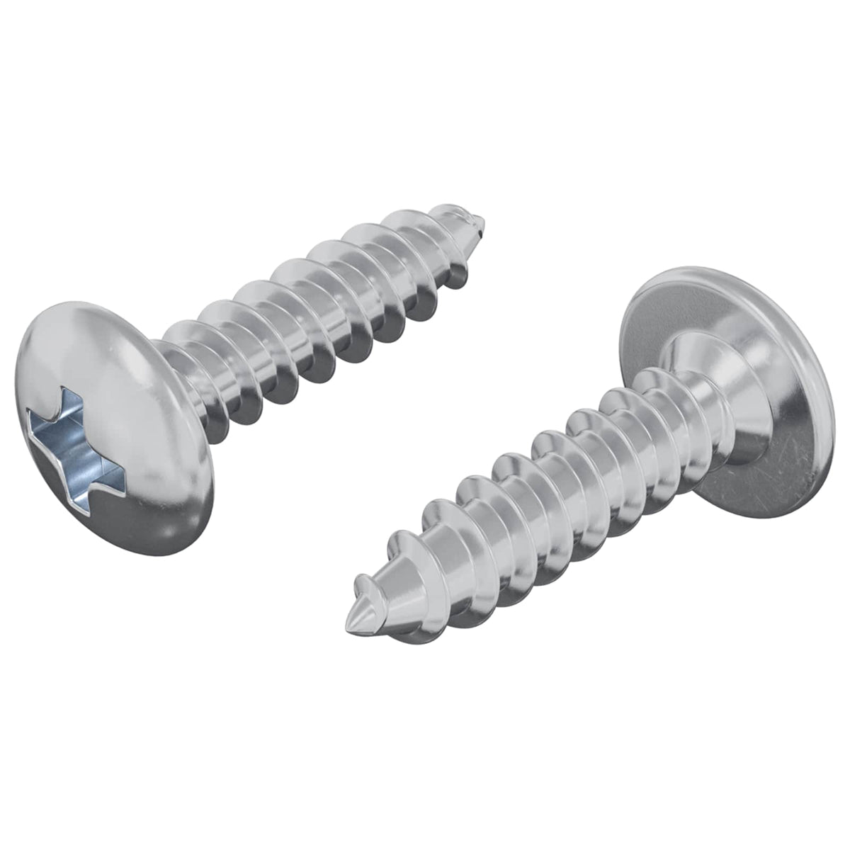 Šroub 2 Ks Stříbrná M4 X 16 Mm Ocel