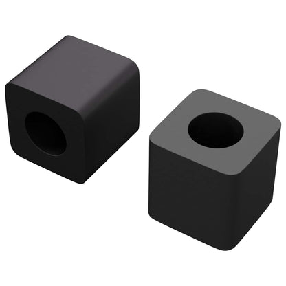 Držák Zásuvky 2 Ks Černá 15 X 15 X 15Mm Pp Kopolymer