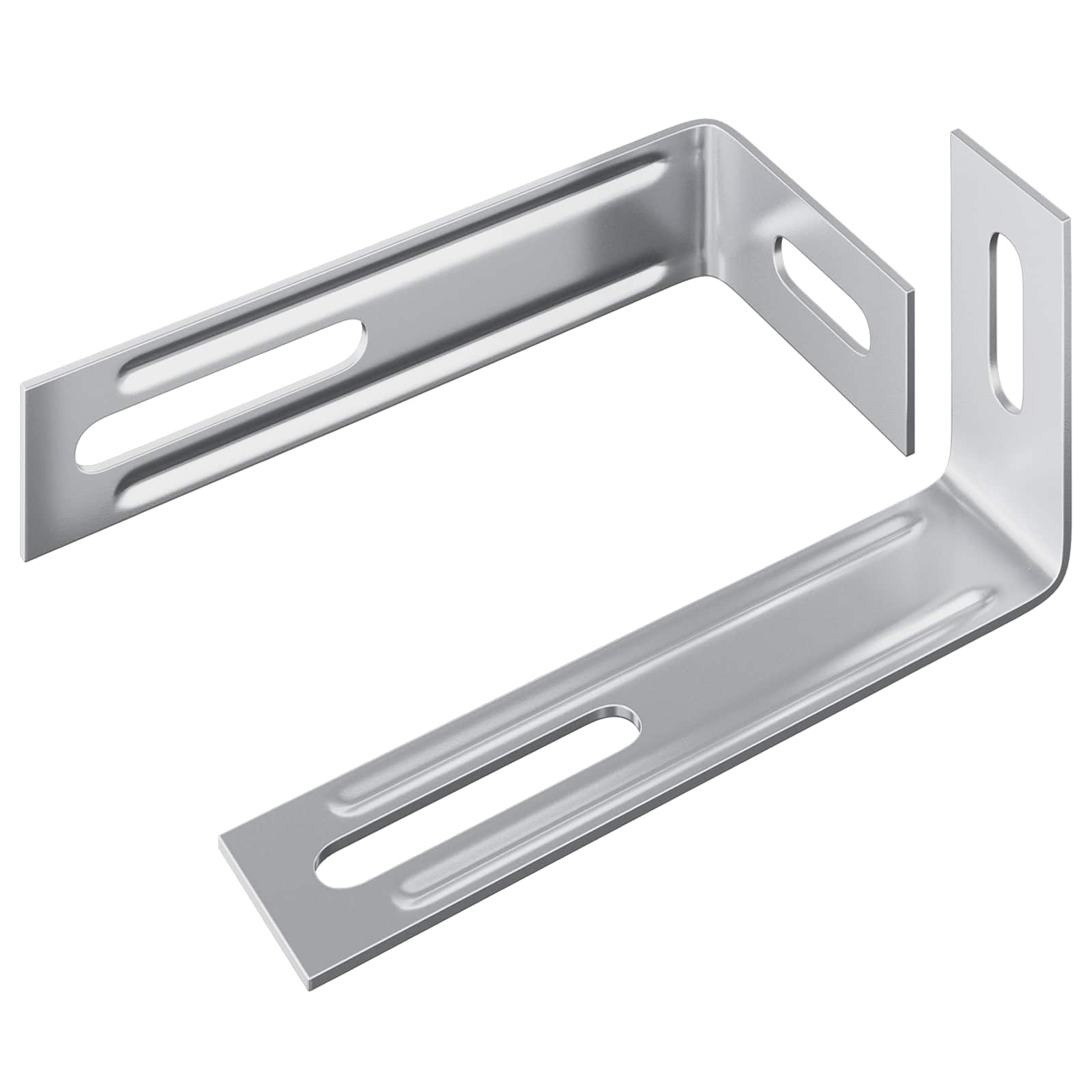 Protiskluzový Držák 2 Pcs Stříbrná 74,5 X 15 X 32 Mm Železo