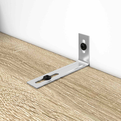 Protiskluzový Držák 12 Pcs Stříbrná 74,5 X 15 X 32 Mm Železo
