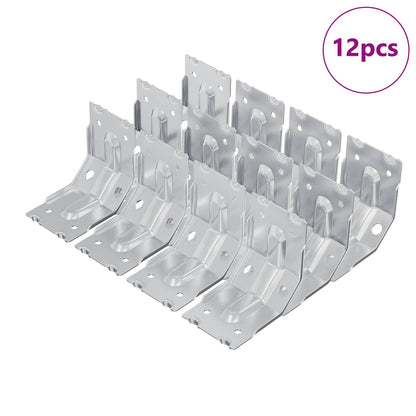 Držák 12 Pcs Zinkovaný 106 X 55 X 1,5Mm Ocel