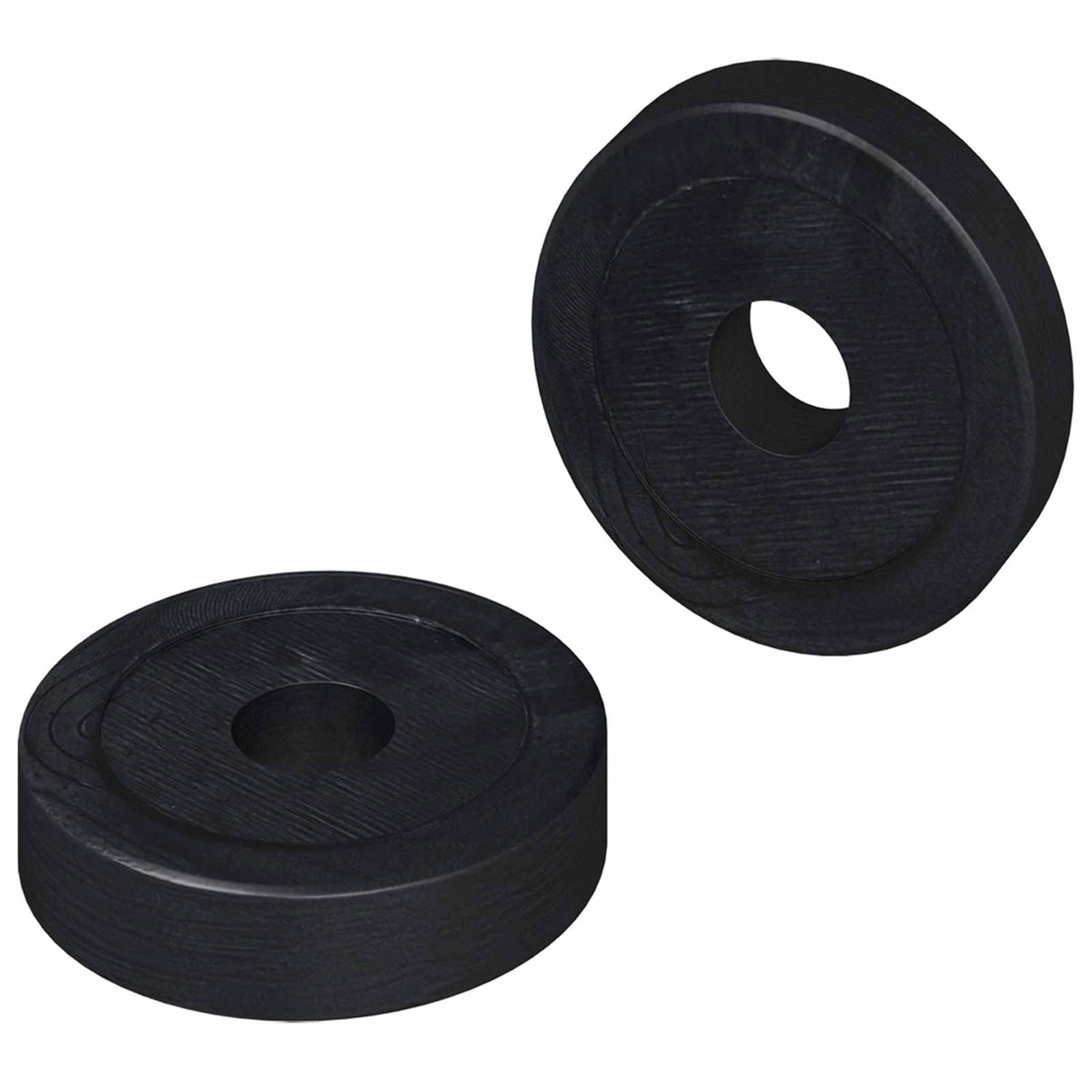 Vhodné Pro Ploché Podložky 2 Ks Černá ∅15 X 3 Mm Pvc Kopolymer