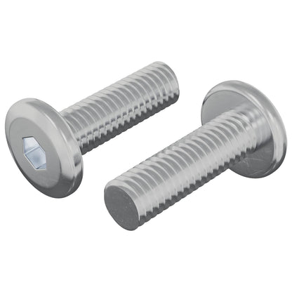 Šroub 2 Ks Stříbrná 8 X 25 Mm Ocel