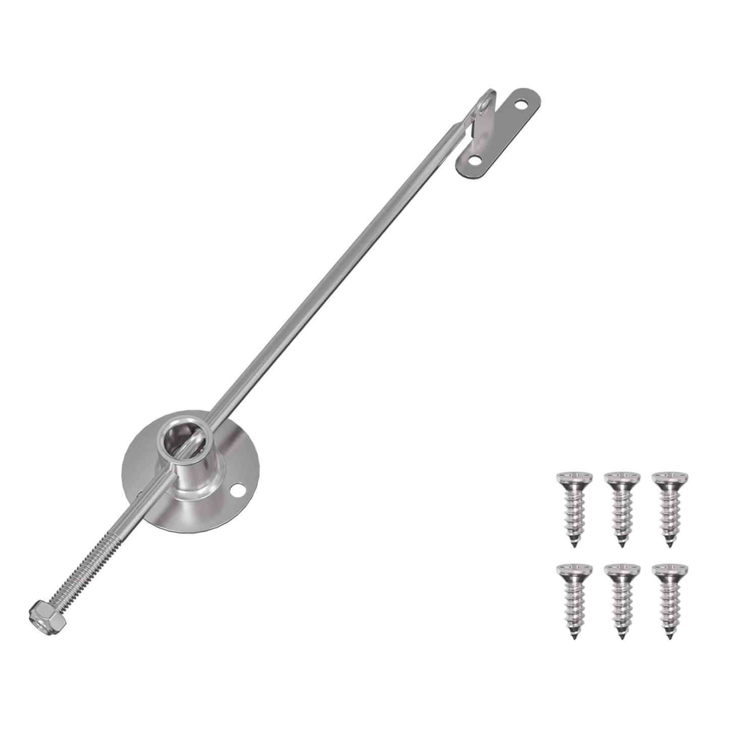 Hliníkový Táhlo Závěs 12 Pcs Stříbrná 190 Mm Kov