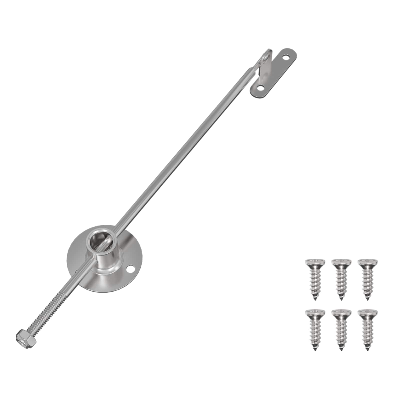 Hliníkový Táhlo Závěs 12 Pcs Stříbrná 190 Mm Kov
