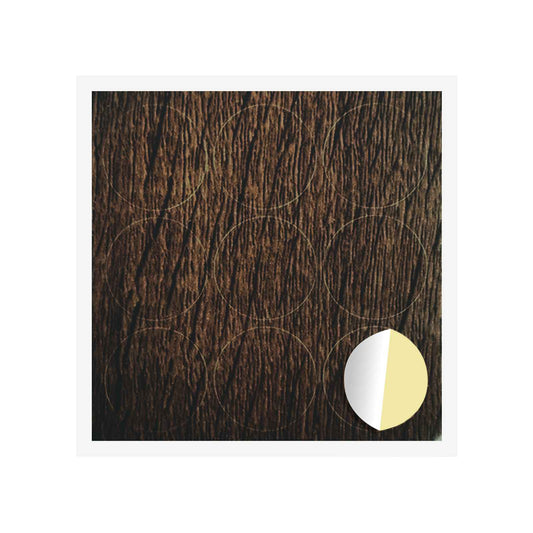 Lepicí Kryt Šroubu 12 Pcs Hnědý Dub Ø 20 X 0,5 Mm