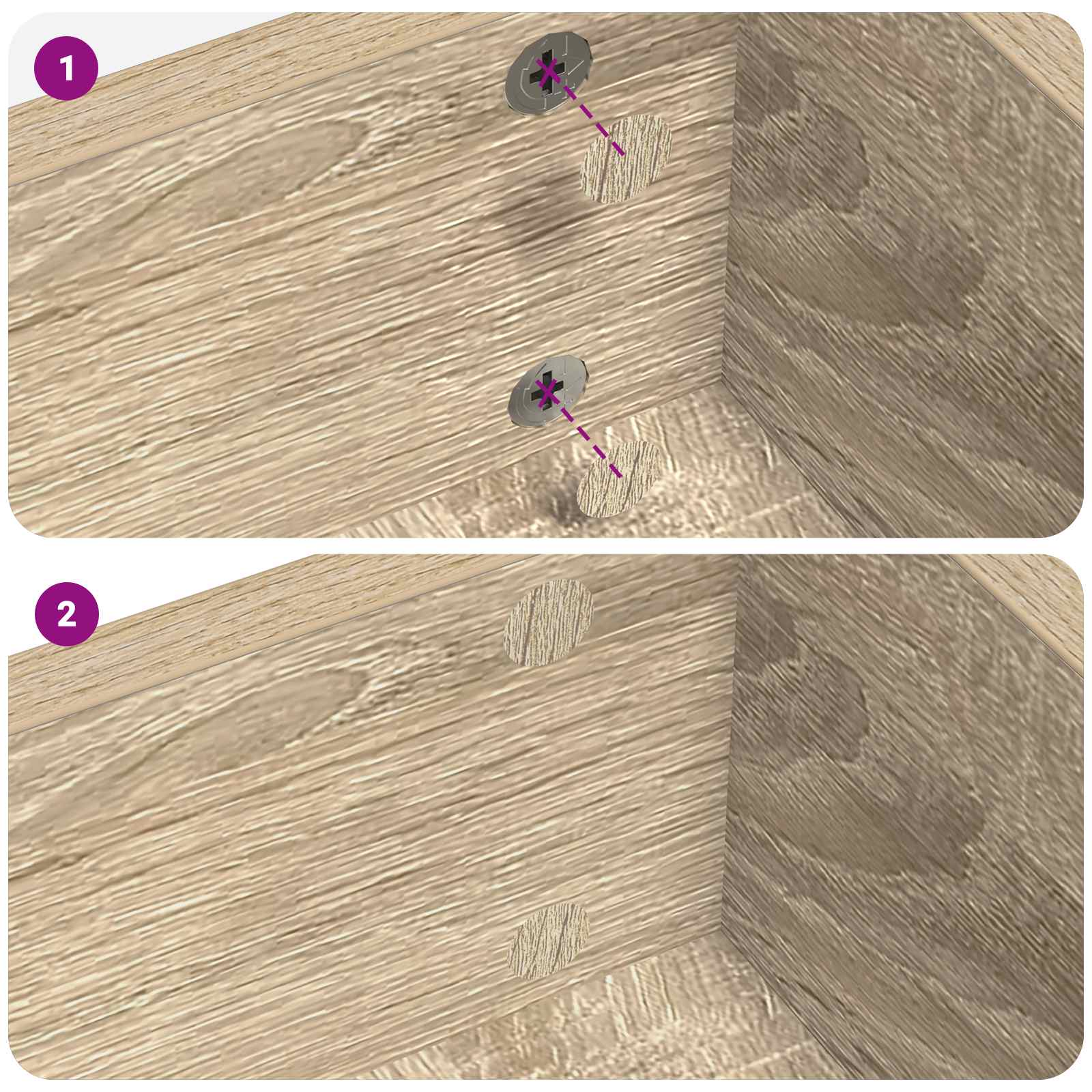 Lepicí Kryt Šroubu 12 Pcs Sonoma Dub Ø 20 X 0,5 Mm