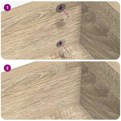 Lepicí Kryt Šroubu 12 Pcs Sonoma Dub Ø 20 X 0,5 Mm