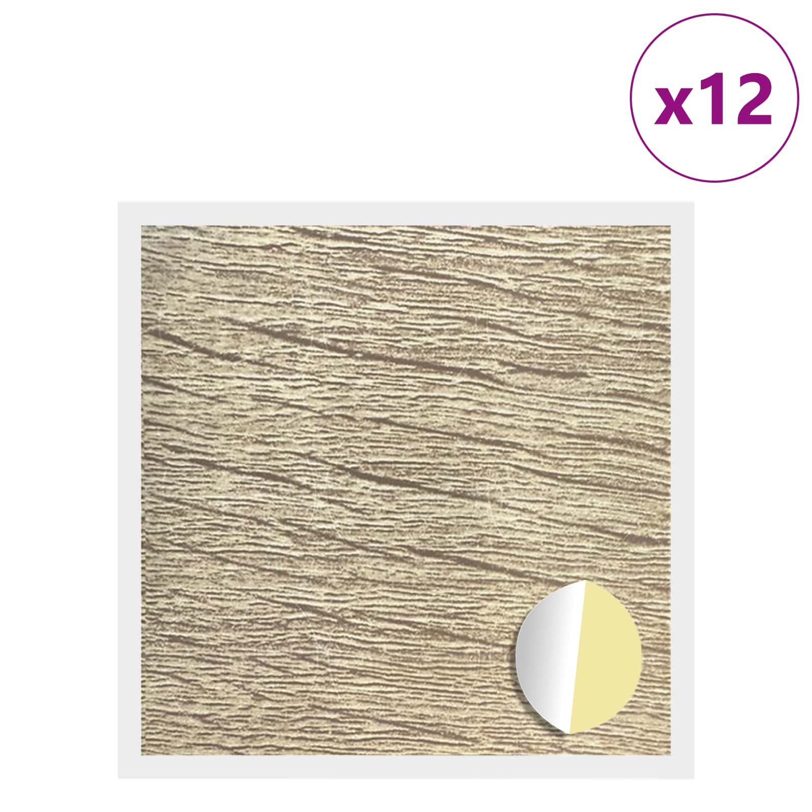 Lepicí Kryt Šroubu 12 Pcs Sonoma Dub Ø 20 X 0,5 Mm