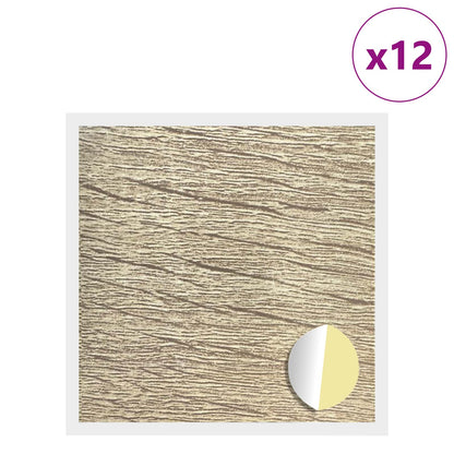 Lepicí Kryt Šroubu 12 Pcs Sonoma Dub Ø 20 X 0,5 Mm