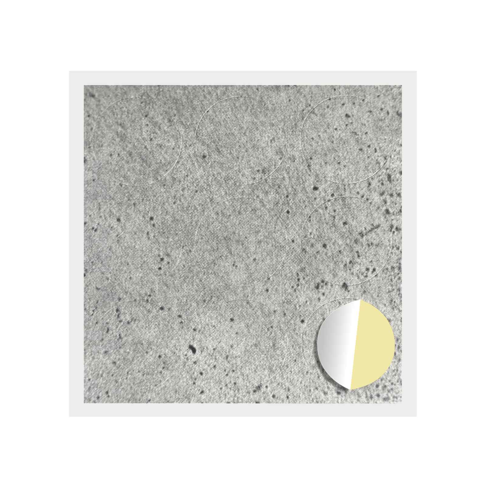 Lepicí Kryt Šroubu 12 Pcs Betonově Šedá Ø 20 X 0,5 Mm