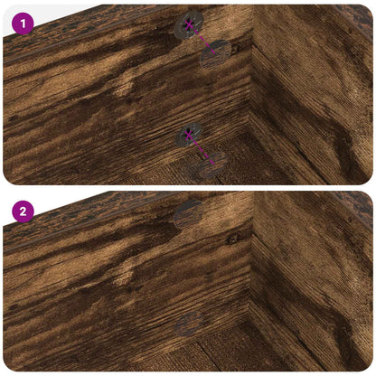 Lepicí Kryt Šroubu 12 Pcs Kouřový Dub Ø 20 X 0,5 Mm