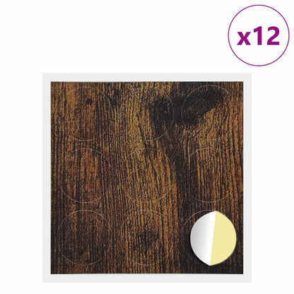 Lepicí Kryt Šroubu 12 Pcs Kouřový Dub Ø 20 X 0,5 Mm