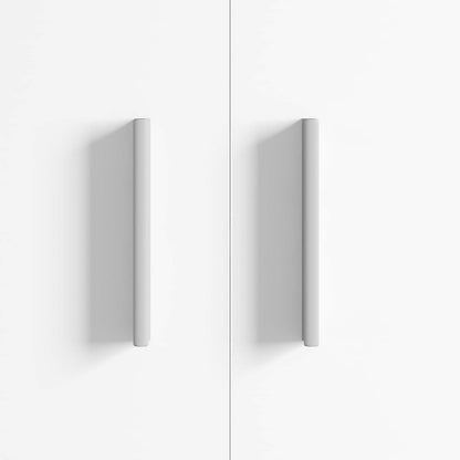 Rukojeť 2 Pcs Stříbrná 105.7 X 7.4 X 15.5 Mm Hliník