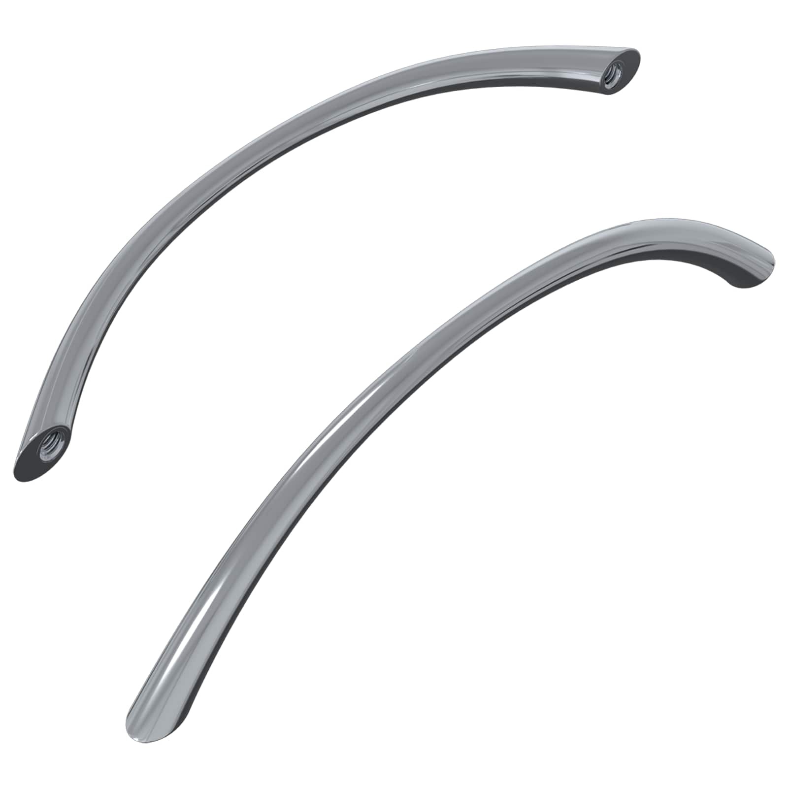 Rukojeť 2 Pcs Stříbrná 107 X 3.6 X 23 Mm Nerezová Ocel