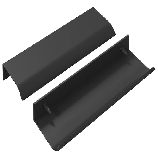Rukojeť 2 Pcs Černá 120 X 39.6 X 17 Mm Hliník