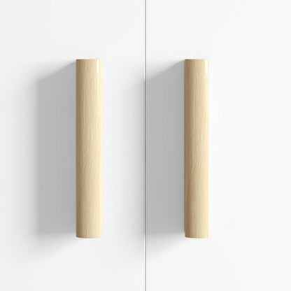 Přímá Rukojeť 587 Pcs Přírodní Dřevo 130 X 25 X 30 Mm