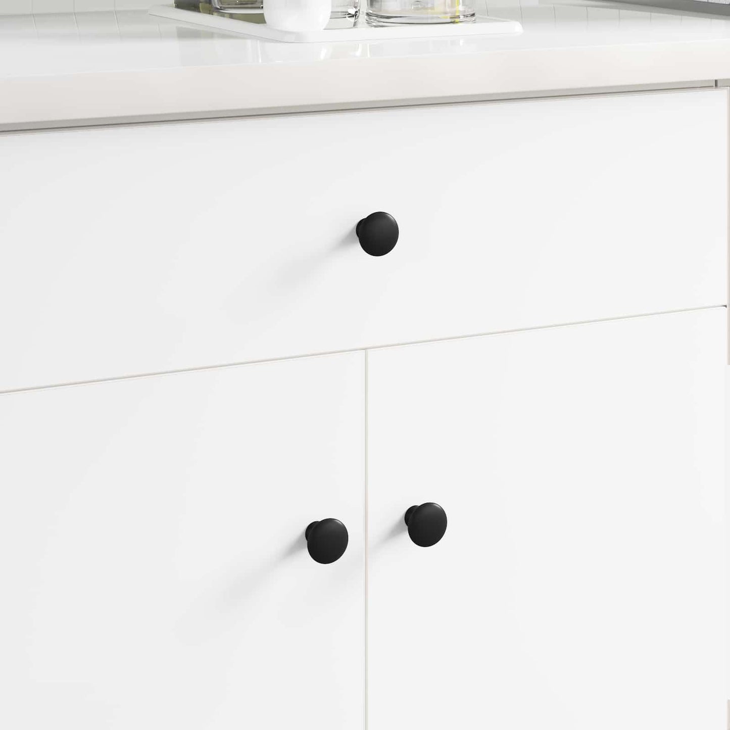 Rukojeť 12 Pcs Černá Ø30 Mm Hliník