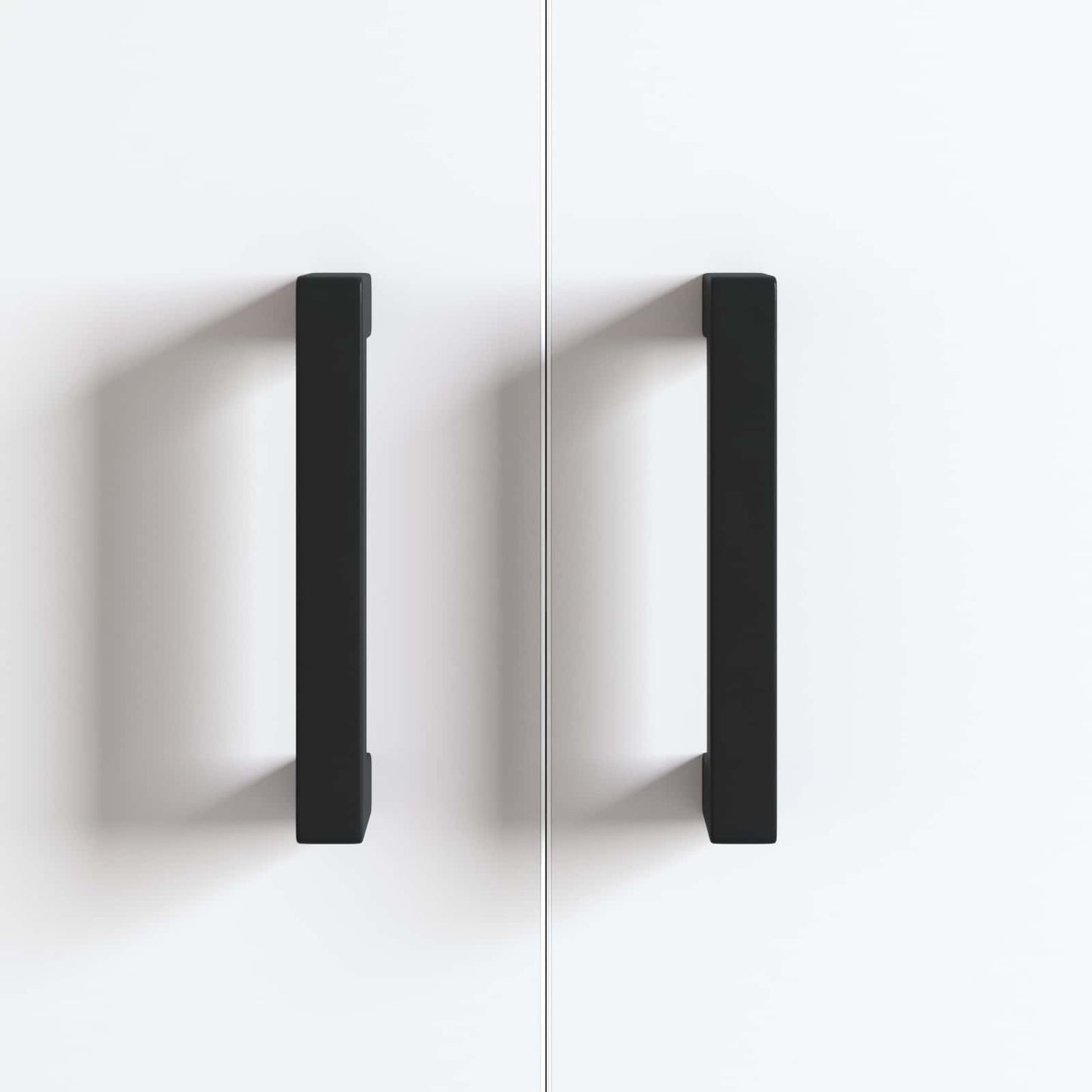 Nábytkové Madlo 530 Pcs Černý 105 X 12 X 36 Mm Železo