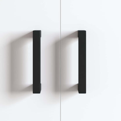 Nábytkové Madlo 530 Pcs Černý 105 X 12 X 36 Mm Železo