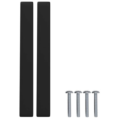 Nábytkové Madlo 530 Pcs Černý 105 X 12 X 36 Mm Železo