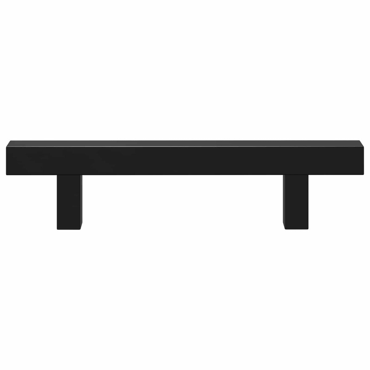 Madlo Na Skříň 12 Pcs Černá 150 X 12,3 X 35,2 Mm Nerezová Ocel