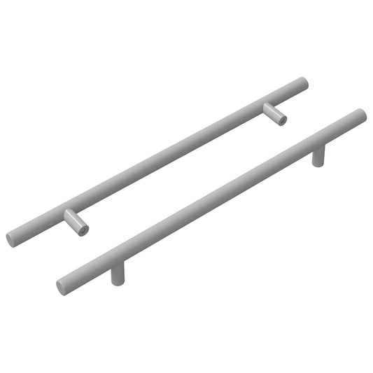 Madlo Na Skříň 2 Pcs Stříbrná 300 Mm Nerezová Ocel