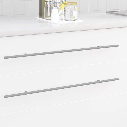 Madlo Na Skříň 2 Pcs Stříbrná 700 Mm Nerezová Ocel