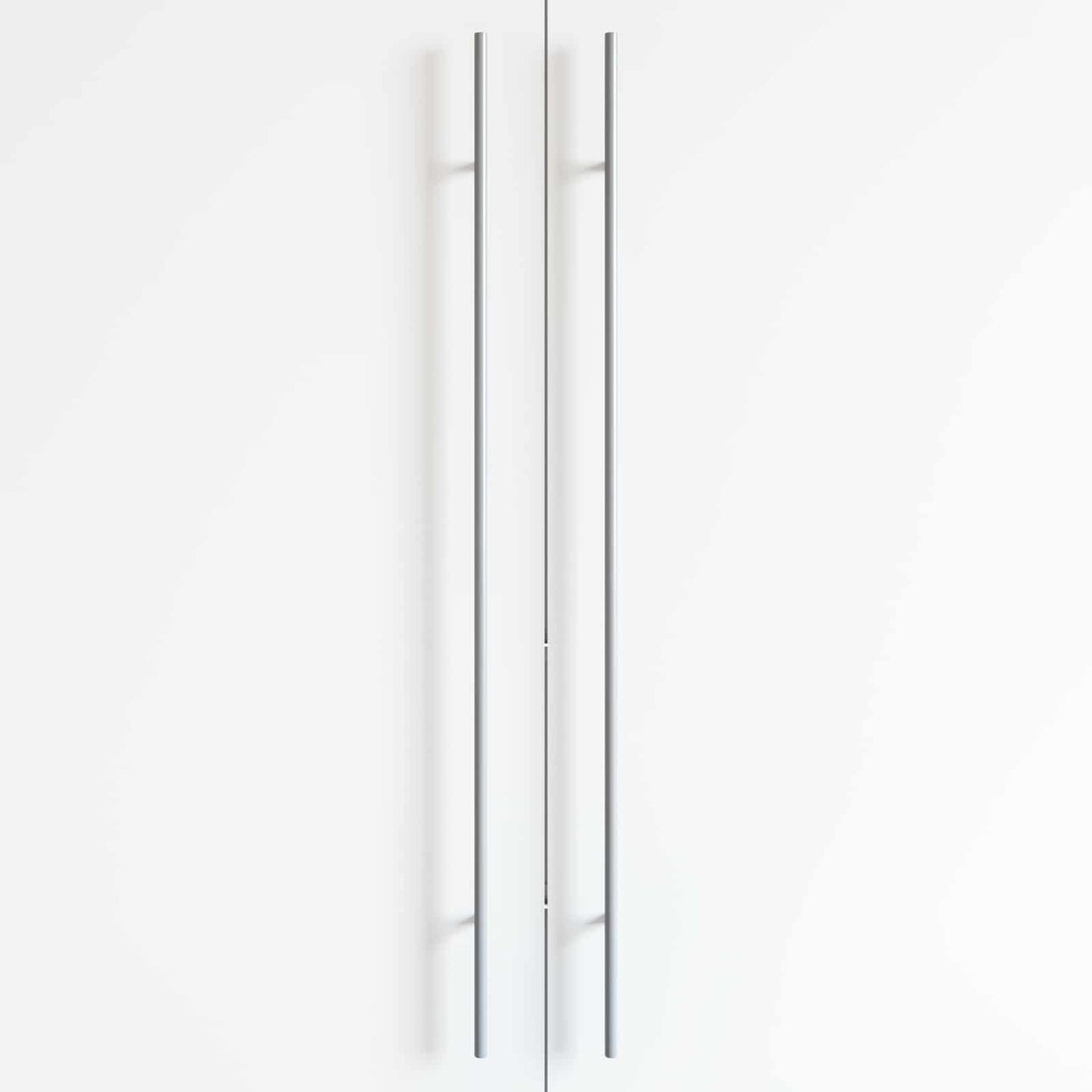 Madlo Na Skříň 2 Pcs Stříbrná 900 Mm Nerezová Ocel