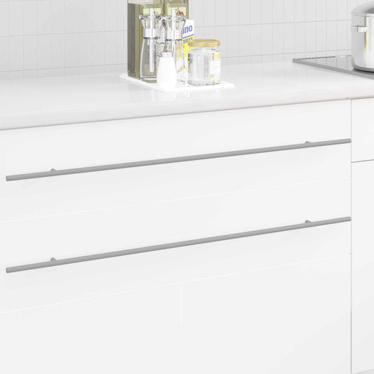 Madlo Na Skříň 2 Pcs Stříbrná 900 Mm Nerezová Ocel